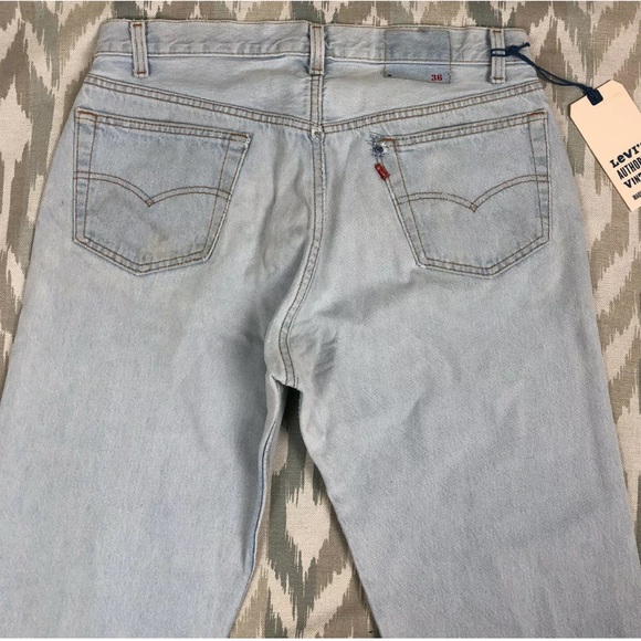 Levi's Authorized Vintage 501 XX Made In USA Mens Blue Jeans Pants Size 36x34 - Picture 4 of 16